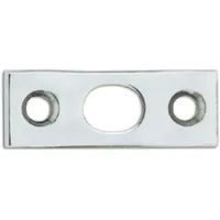 STRENGER Türkantriegel-Schließblech, 40 x 15 x 2 mm, verzinkt