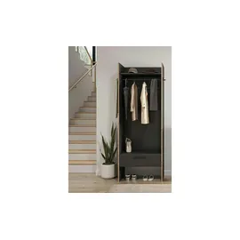 xonox.home Bueno Garderobenschrank 70x189x37 cm grau