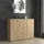 Forte Tempra 2-türig 108,8 x 85,5 x 34,8 cm Beige