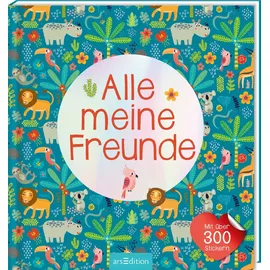 arsEdition Alle meine Freunde – Dschungel Mit über 300 Stickern
