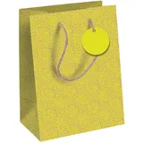 Clairefontaine Geschenktasche Kraft M Néon 21,5x10,2x25,3 cm Gelb