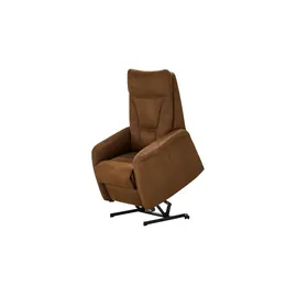 Hukla Fernsehsessel Manuel Mikrofaser 78 x 108 x 90 cm Braun elektrisch