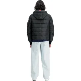 Alpha Industries Hooded Puffer Fd Jacke Black L