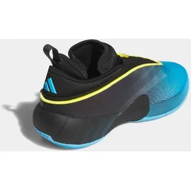 adidas Basketballschuh ADIDAS PERFORMANCE "D.O.N. ISSUE 7", Herren, Gr. 43, blau (lucid aquamarine, core schwarz, gelb), Textil, Schuhe
