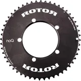 Rotor Bike Components Rotor Noq 110 Bcd Outer Aero Kettenblatt Rund LK110x5 schwarz 52t 2022 Kettenblätter