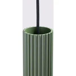 Sollux Lighting Karbon 3-flg. 45 cm Aluminium grün