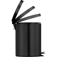 V-Part Tritt-Mülleimer 5 l Schwarz