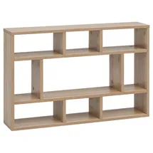 Wohnling Wandregal 75 x 51 x 16 cm Sonoma Eiche