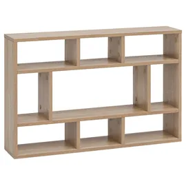 Wohnling Wandregal 75 x 51 x 16 cm Sonoma Eiche
