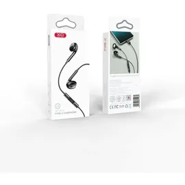 XO Kabelgebundene In-Ear-Kopfhörer 1,2m in Schwarz mit USB-C Anschluss - Schwarz
