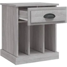 vidaXL Nachtschrank Grau Sonoma 43 x 36 x 50 cm Grau