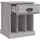 vidaXL Nachtschrank Grau Sonoma 43 x 36 x 50 cm Grau