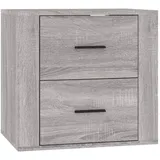 vidaXL Nachtschrank Grau Sonoma 50 x 36 x 47 cm