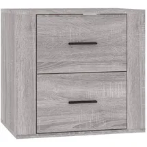 vidaXL Nachtschrank Grau Sonoma 50 x 36 x 47 cm