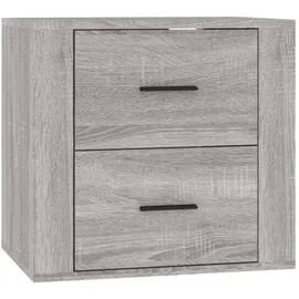 vidaXL Nachtschrank Grau Sonoma 50 x 36 x 47 cm