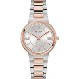 BULOVA Versilbert/Stahl Kollektion Classic / frau