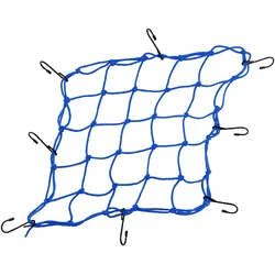 Schutznetz ROLEFF "Gepäcknetz RO 4103", blau, Schutznetze, B/L: 90m x 90m, Nylon, Kunststoff, mit 8 Haken, B:90m L:90m