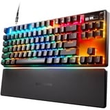 SteelSeries Apex Pro TKL Mechanische Gaming-Tastatur - weltweit schnellste mechanische Schalter - OLED Smart Display - kompakter Formfaktor - RGB Hintergrundbeleuchtung