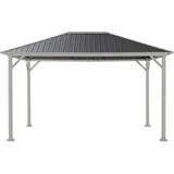 Konifera Pavillon-Ersatzdach Samos 1 Stück 3 x 4 m Schwarz