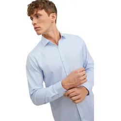 Jack & Jones Hemd PARKER Slimfit Langarmhemd mit Kent-Kragen