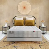 Mittelfeste Federkernmatratze Origine Hybride 1252 beige 140 x 200 cm