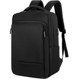 Klassische Reise rucksack Männer Business Rucksack Schule USB-Tasche große Kapazität Laptop wasserdichte Mode Rucksack, schwarz - Schwarz