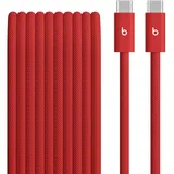 Beats USB-C zu USB-C umflochtenes Kabel 3m Blitz-Rot