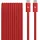 Beats USB-C zu USB-C umflochtenes Kabel 3m Blitz-Rot