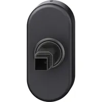 FSB 0 34 0000 09039 0810 Fenstergriff Adapter-Rosette oval, Aluminium schwarz matt