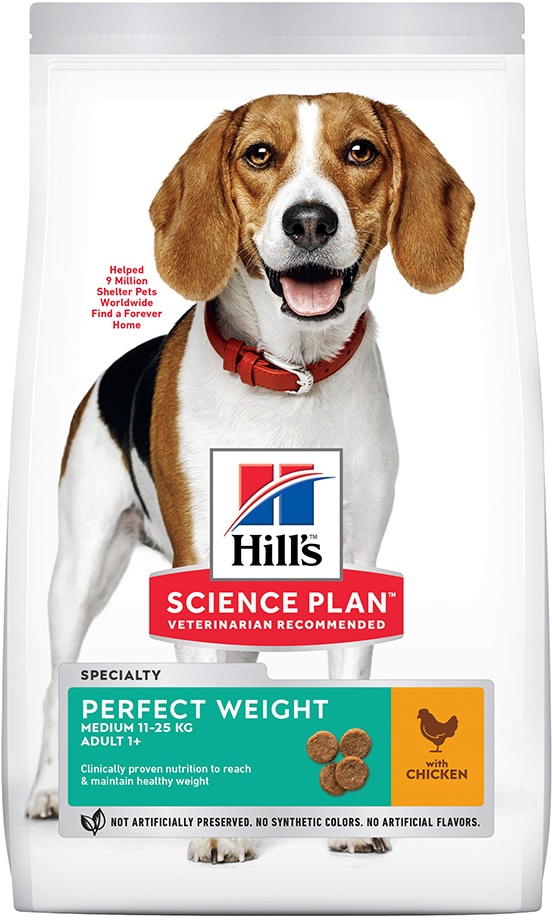 Hill's Science Plan Adult 1+ Perfect Weight Medium mit Huhn - 2 kg