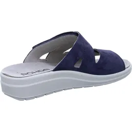 ROHDE Pantolette Leder Glitzer Druck Strass Wechselfußbett Rivella 5729, Größe:37 EU