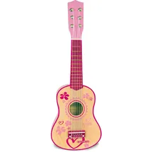 BONTEMPI Spielzeuggitarre Klassische Gitarre L. 55 cm  Holz Pink 5572
