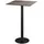 FEROS Klapptisch 70 x 70 x 109,2 cm Schwarz