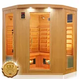 Infrarotkabine Infrarotsauna Wärmekabine Sauna Kabine 4 Personen Vollspektrum