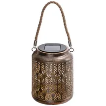 Dehner Solar-Laterne Chiara, braun