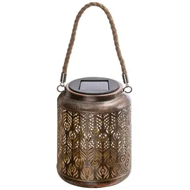 Dehner Solar-Laterne Chiara, braun