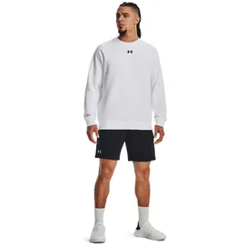 Under Armour Rival Fleece Shorts kurze Sporthose aus weichem Fleece, leichte Shorts mit offenen Seitentaschen und Druckknopftasche hinten