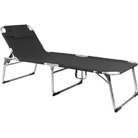 Mojawo XXL Gartenliege Anthrazit