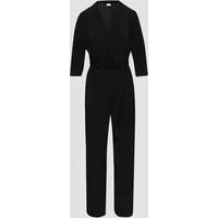 s.Oliver BLACK LABEL s.Oliver - Jumpsuit in Wickel-Optik, Black, 36