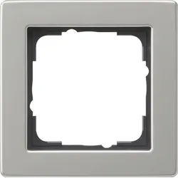 Gira Rahmen 1-fach Edelstahl Metall E2 021133