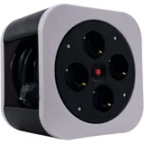 REV Ritter REV Kabelbox 4-fach Schutzkontaktsteckdose H05VV-F 3G1,5 blau schwarz 10 m