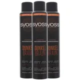 Syoss Farbiges Trockenshampoo Dunkelbraun 3 x 200 ml