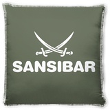 Sansibar Kissenhülle Sansibar DOUBLE (BL 50x50 cm) grün