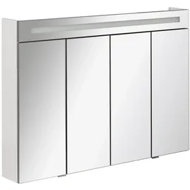Fackelmann Twindy 110 cm silberfarben/weiß