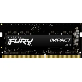 Kingston FURY Impact 16 (2 x 8 GB) Kit DDR4 PC4-25600 CL20 Schwarz