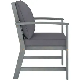 vidaXL Garten-Lounge-Set 4-tlg. grau/dunkelgrau 311825