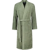 CAWÖ Herrenbademantel Waffelpique 5508 Kimono Frottier, Kimono, 100% Baumwolle, grün XL