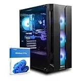 dcl24 Gamer Computer Ryzen 5 7600X3D, RTX5070 12GB - 1000GB SSD, 32GB DDR5, Zocker PC mit 6x4.7 GHz, Tower PC mit WLAN, Gaming Computer mit Windows 11 Pro [20645]
