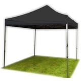 Ambisphere Faltpavillon Hochwertiges Pavillon faltbar - 320g/m2 feuerhemmende Polyester Faltpavillon 4x4 m und mehr. Stabiler Aluminiumkonstruktion Wasserabstoßend - UV-beständig - 5 Jahren Garantie