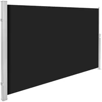 Tectake Aluminium Seitenmarkise 200 x 300 cm schwarz